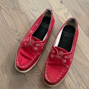 Sperry Red Shoes